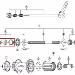 Shimano Konus HR Links Deore-Disc Incl. Verschraubung Ab 2010 Y-3SW98030