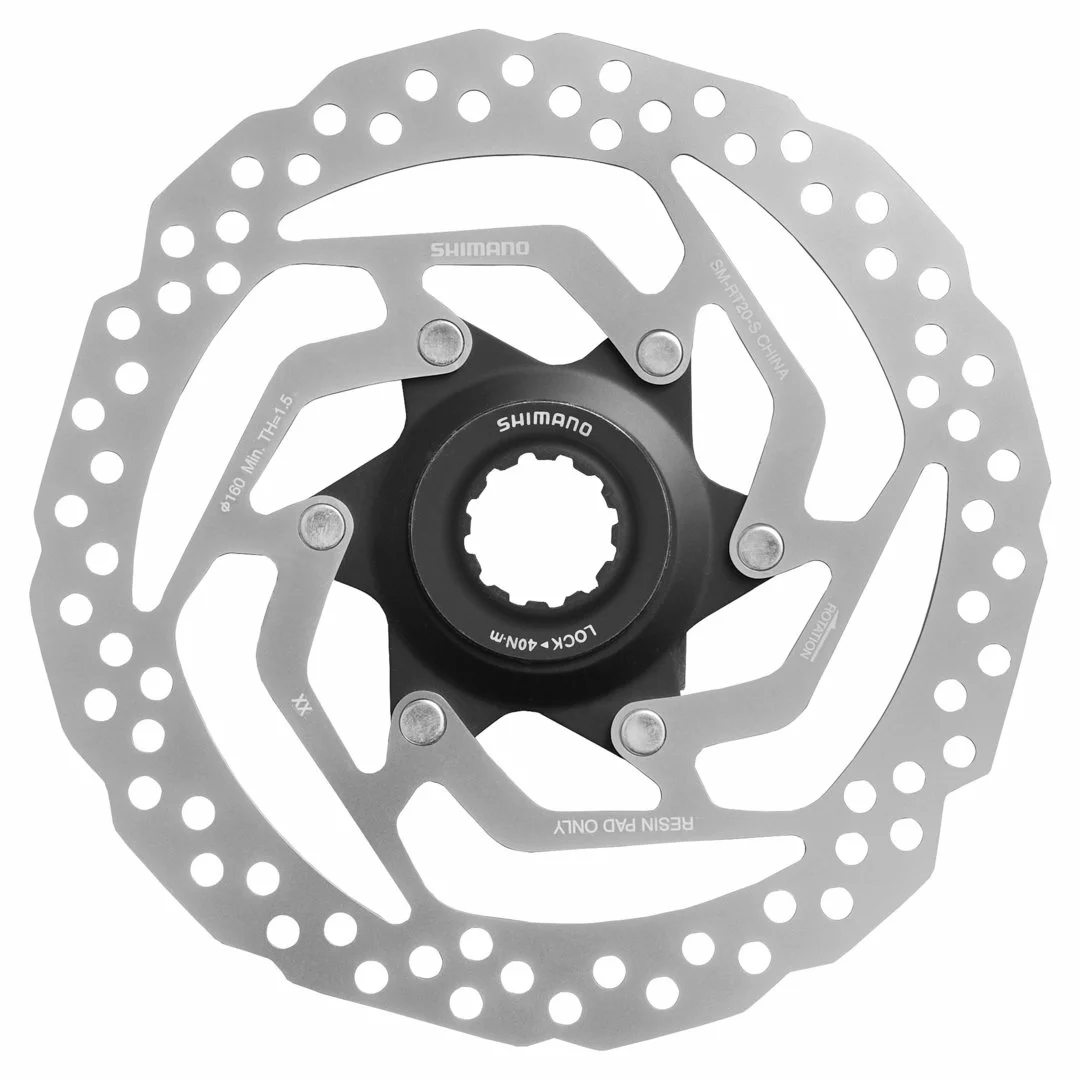 Shimano SM-RT20 160mm Mit Lock-Ring-Befestigung 1 Shimano SM-RT20 160mm Mit Lock-Ring-Befestigung