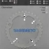 Shimano Tiagra Compact 9-fach 34 Zähne Silber (F-Type) Y-1HA34000