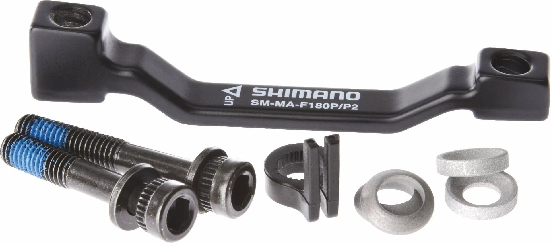 Shimano Adapter VR Postmount Bremse Auf Postmount Befestigung Mit 180mm Scheibe SM-MA-F180P/P 1 Shimano Adapter VR Postmount Bremse Auf Postmount Befestigung Mit 180mm Scheibe SM-MA-F180P/P