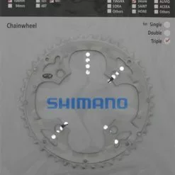 Shimano Deore Ab 2007 44 Zähne S-Type Für Schutzring Silber Y-1GX98040 Ausverk.- Ersatz:Y-1GX98060