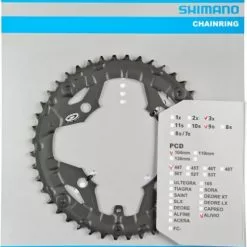 Shimano Alivio Ab 2011 44 Zähne S-Type Für Schutzring Schwarz Y-1M098080
