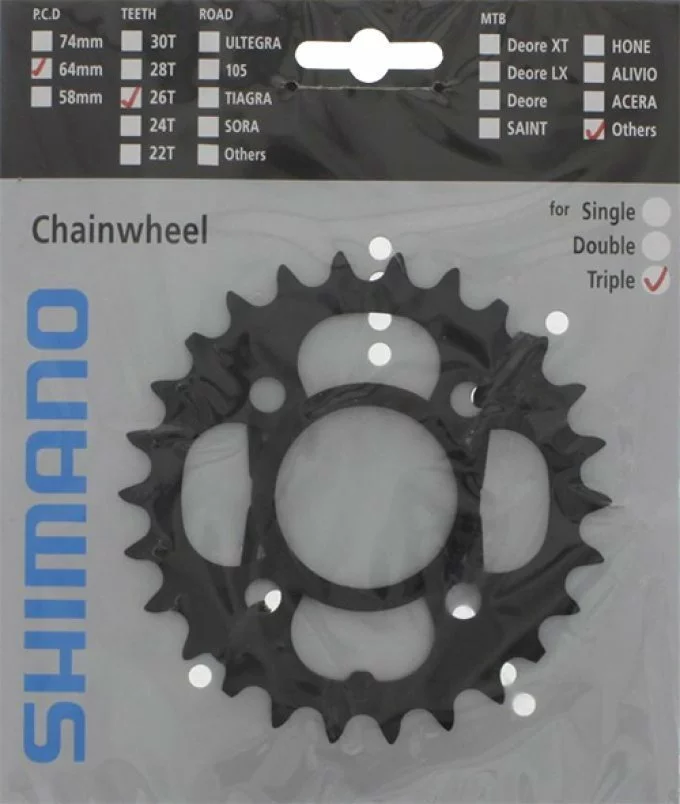 Shimano T-521 Ab 2011 4-Arm 10-fach 26 Zähne AL-Type Stahl Schwarz Y-1ME98030 1 Shimano T-521 Ab 2011 4-Arm 10-fach 26 Zähne AL-Type Stahl Schwarz Y-1ME98030